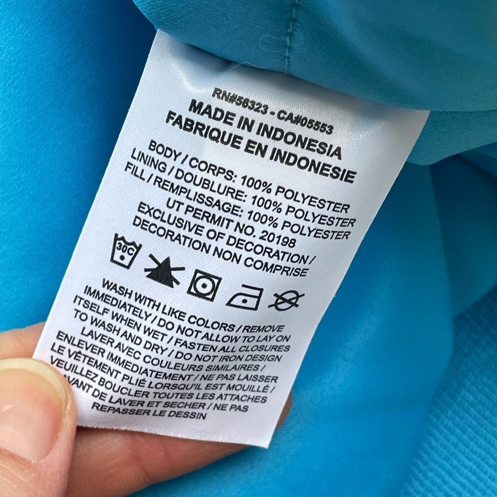 Nike Jordan Renegade blue bomber Jacket - oversized puffer dopamine dressing - Picture 12 of 14